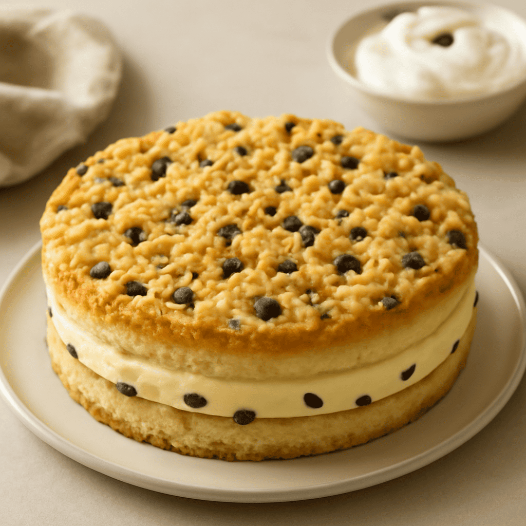 Torta mimosa con goccie di cioccolato