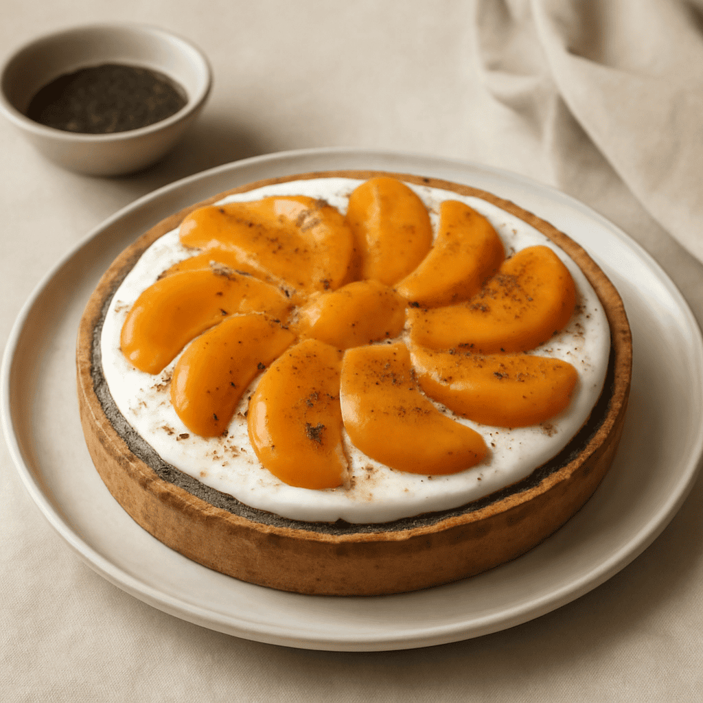 TORTA PAPAVERO E PESCHE