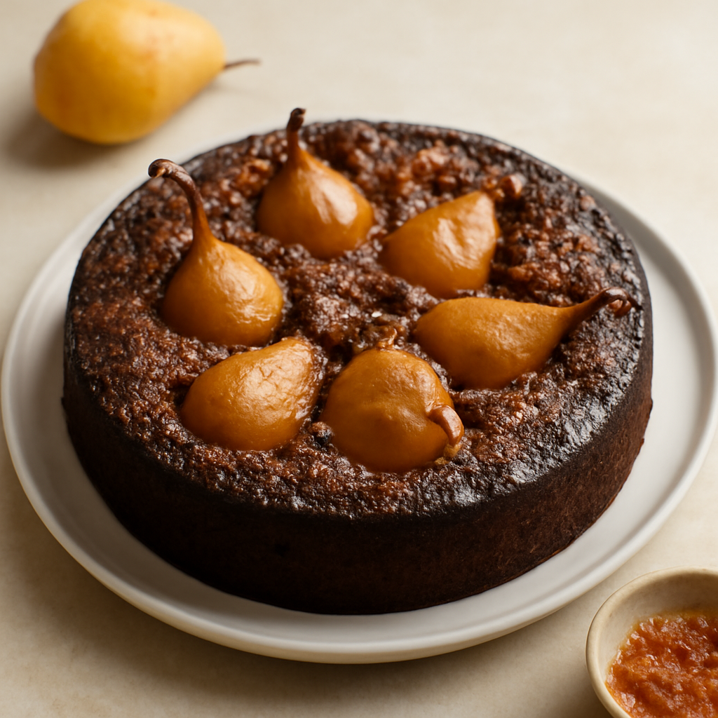 Torta pere e cioccolato.