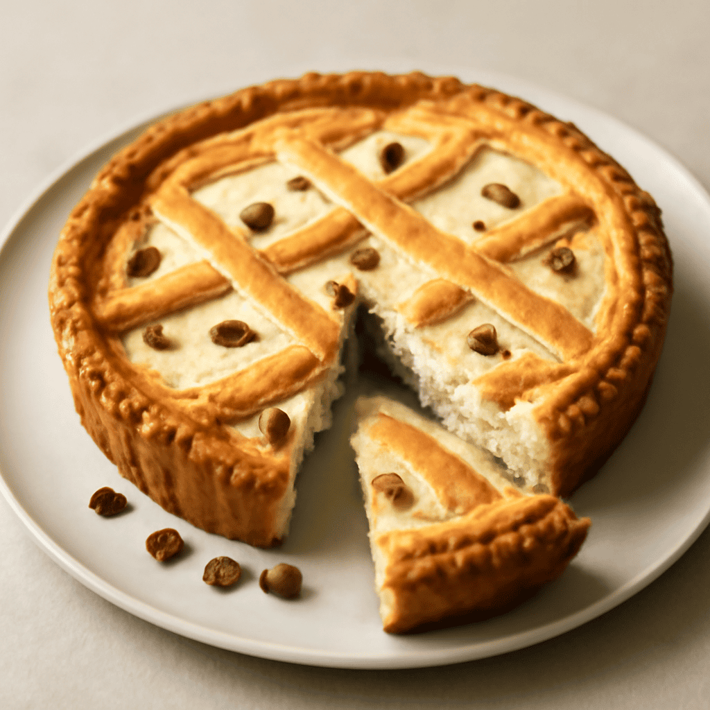 Torta ricotta e uvetta