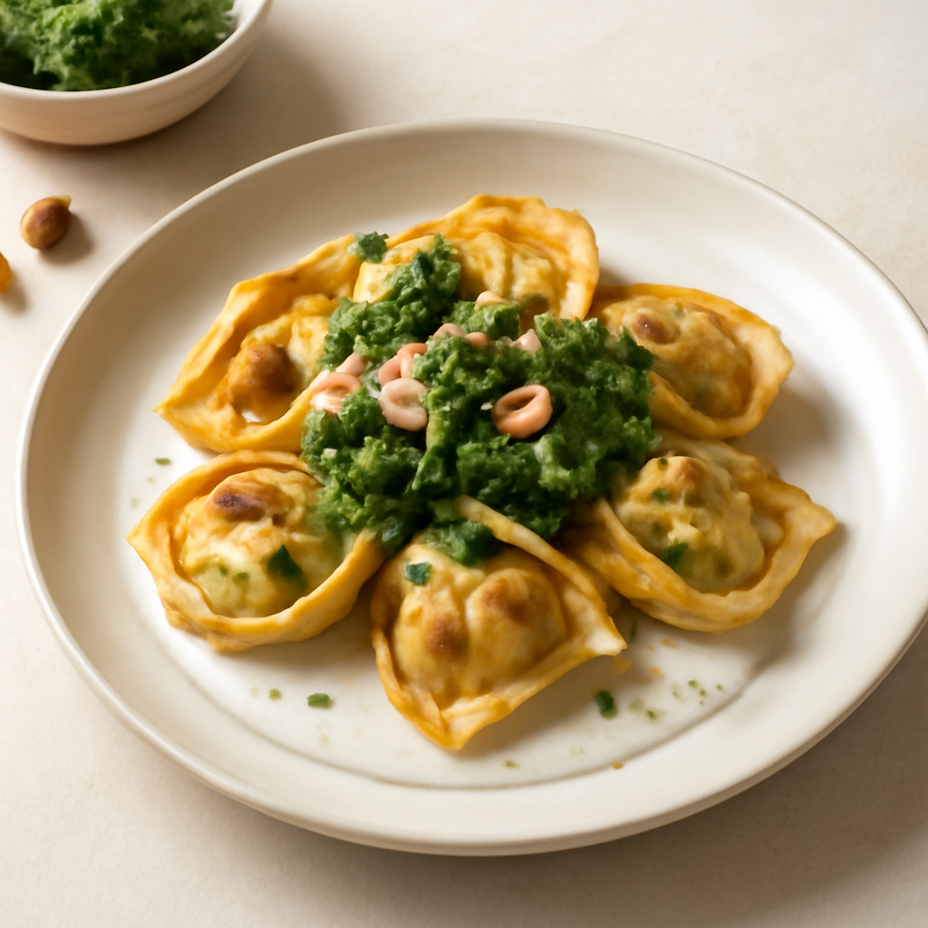 Tortelloni alla piastra
