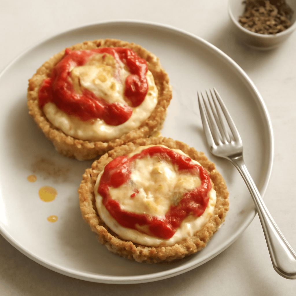 Tortini Croccanti con peperone e fontina