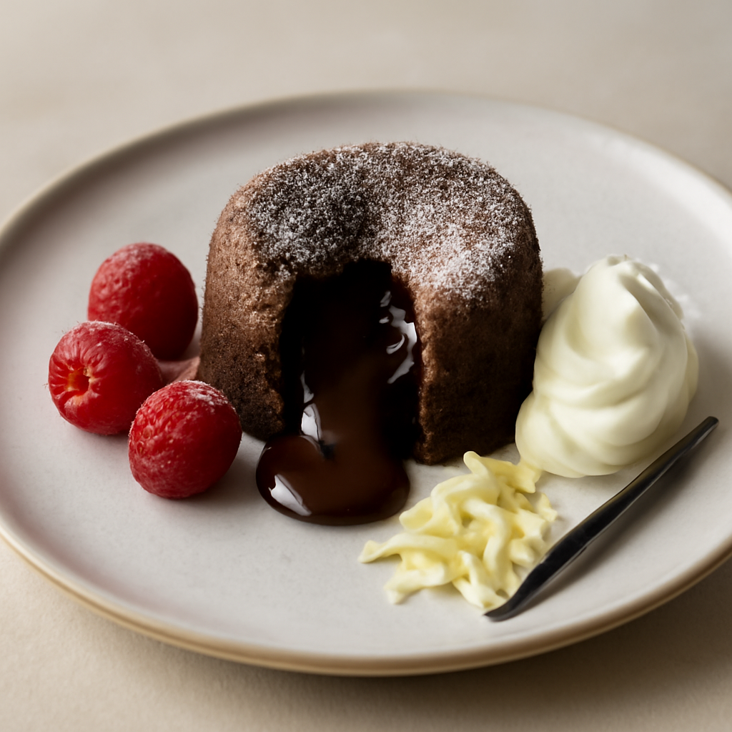 tortino al cioccolato con cuore caldo