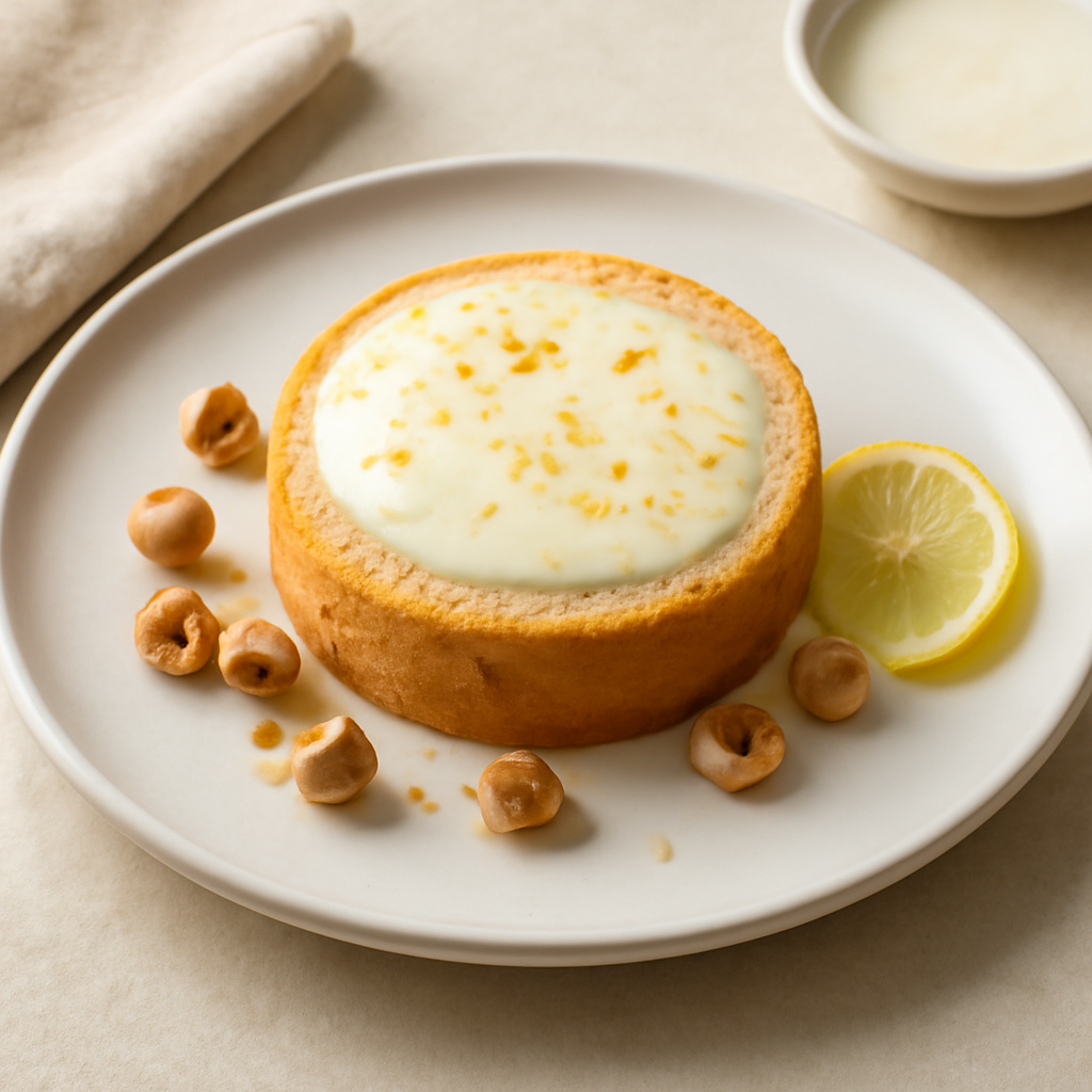Tortino al limone e nocciole