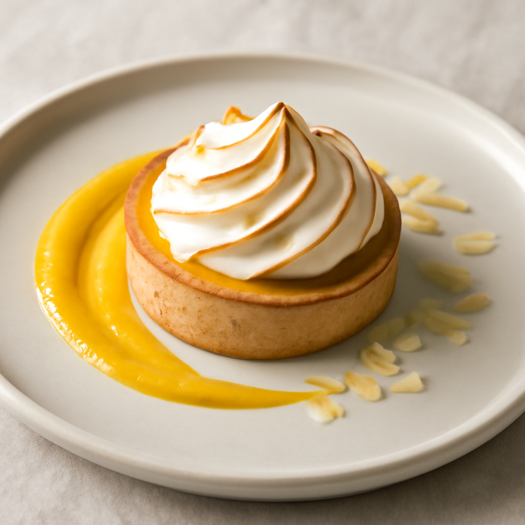 Tortino al limone meringato