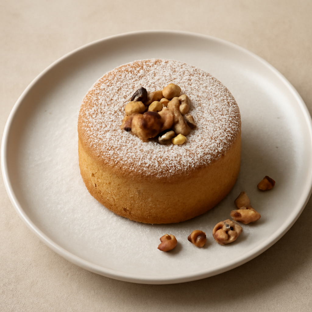 tortino alla ricotta e nocciole
