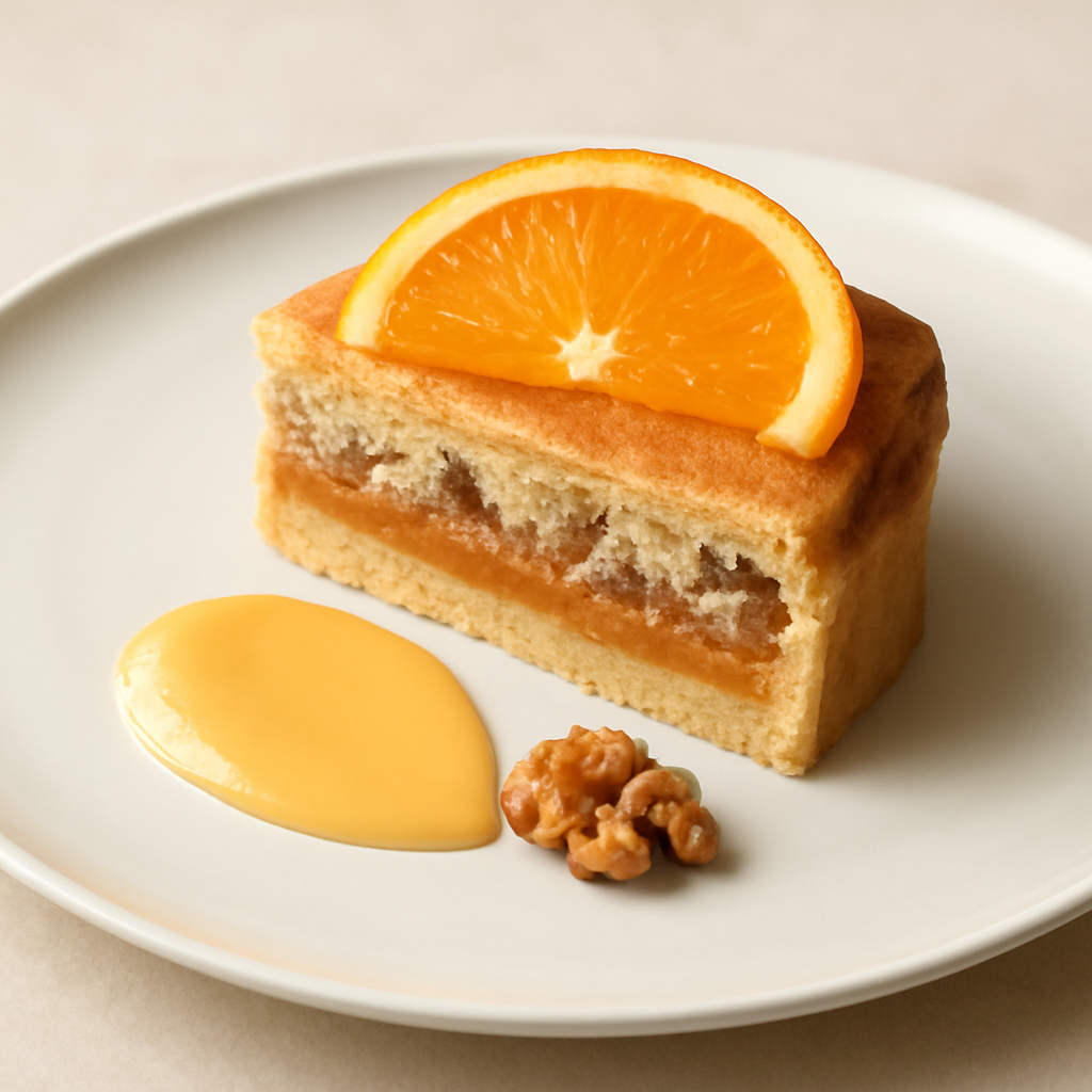 Tortino arancia e noci