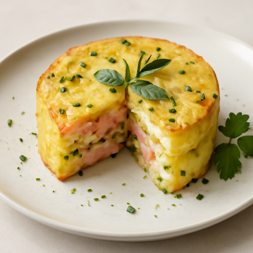 TORTINO di PATATE e SALMONE