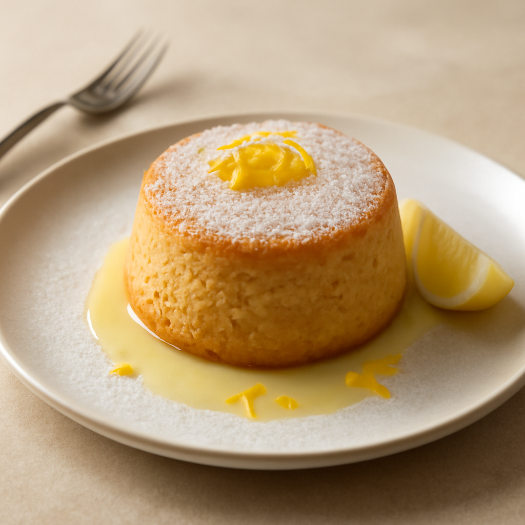 Tortino di ricotta con zenzero e limone