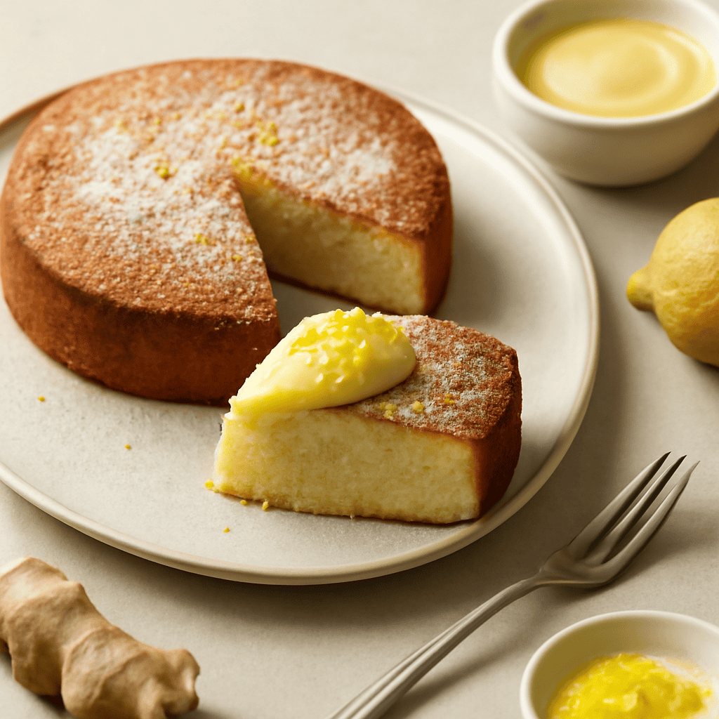 tortino ricotta zenzero e limone