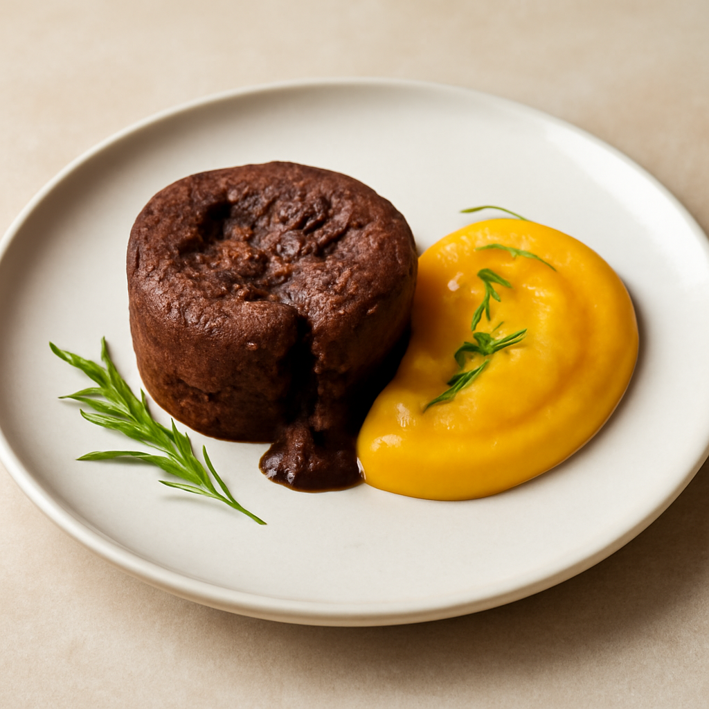 Tortino Zucca e Cioccolato con Crema alla Zucca