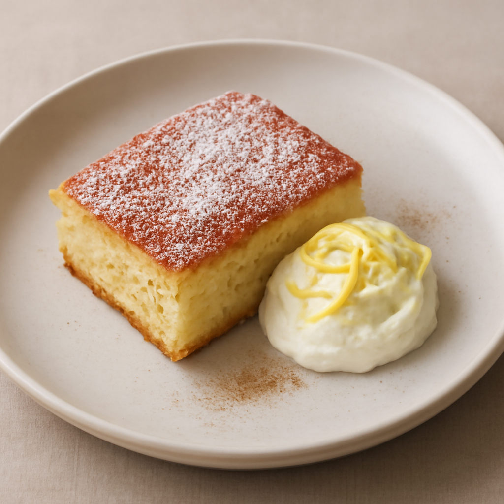 Trancetto alla Ricotta Piccante con Cannella e Limone