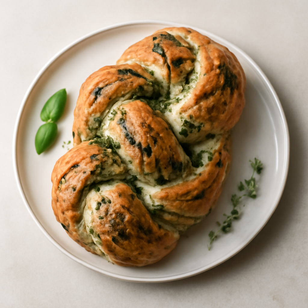 Treccia alle erbe aromatiche