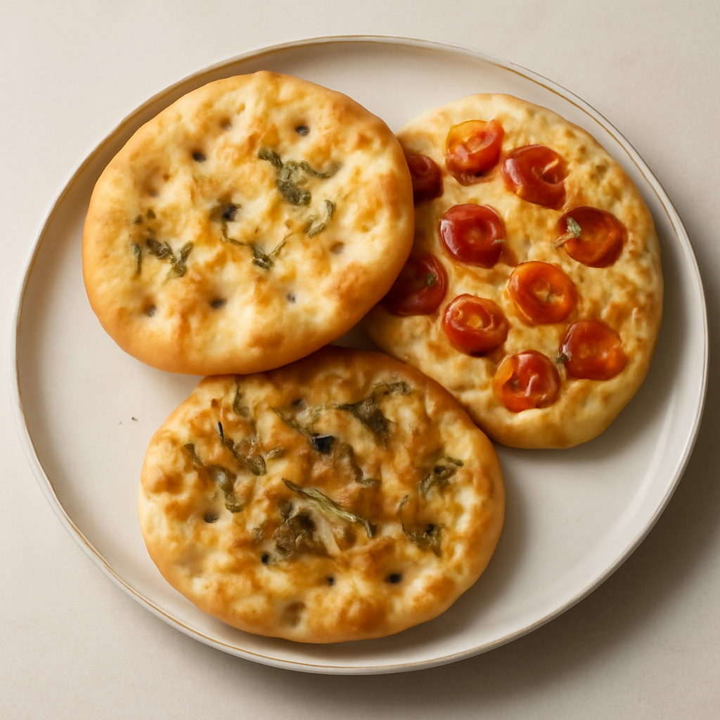 Tris di focacce