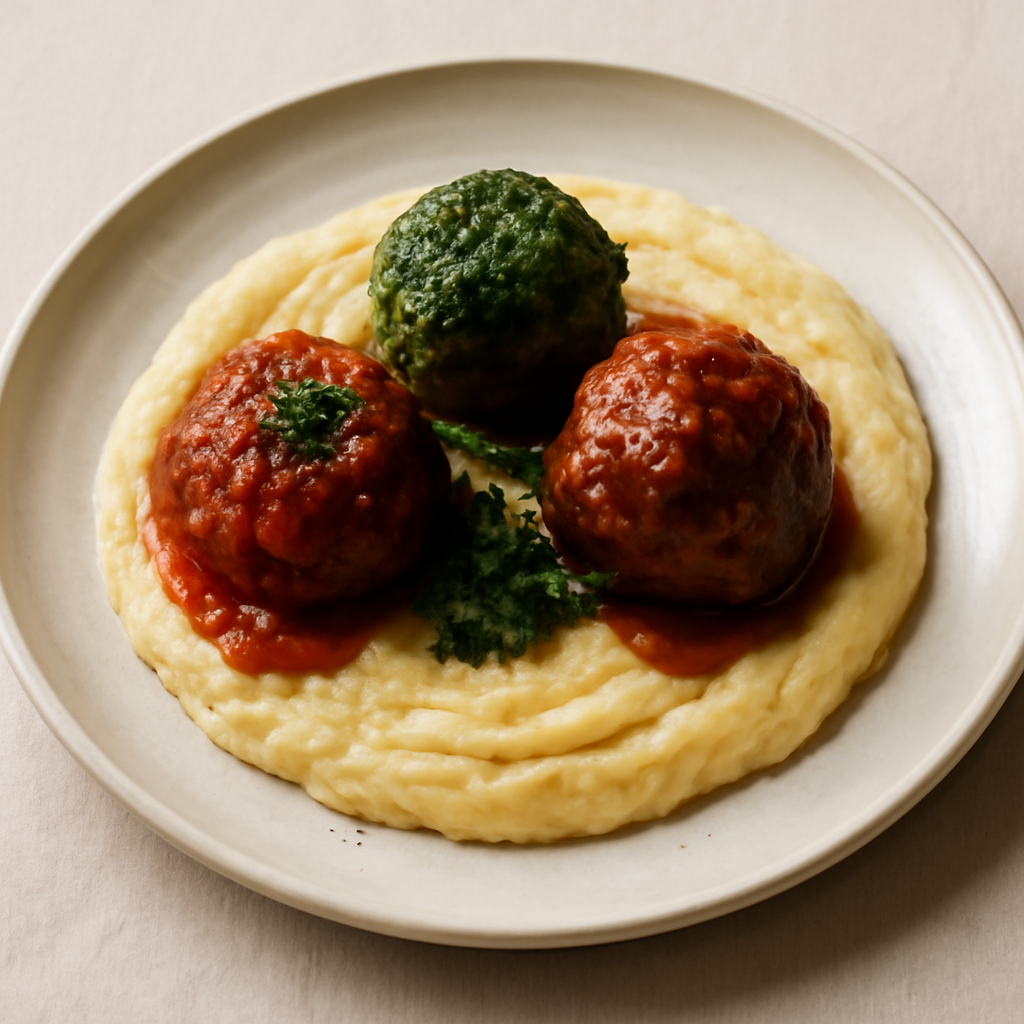 Tris di polpette