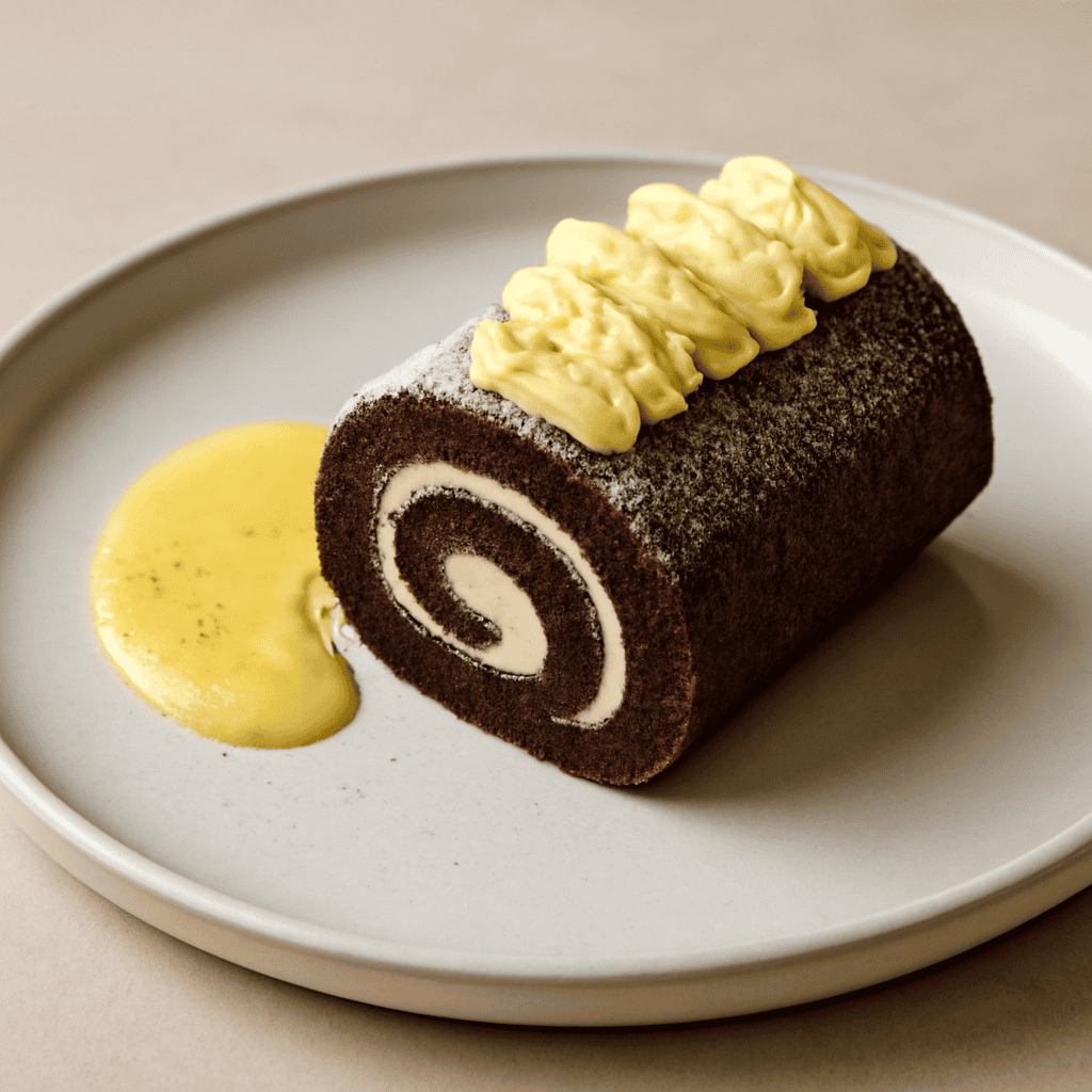 tronchetto con crema al burro e limone