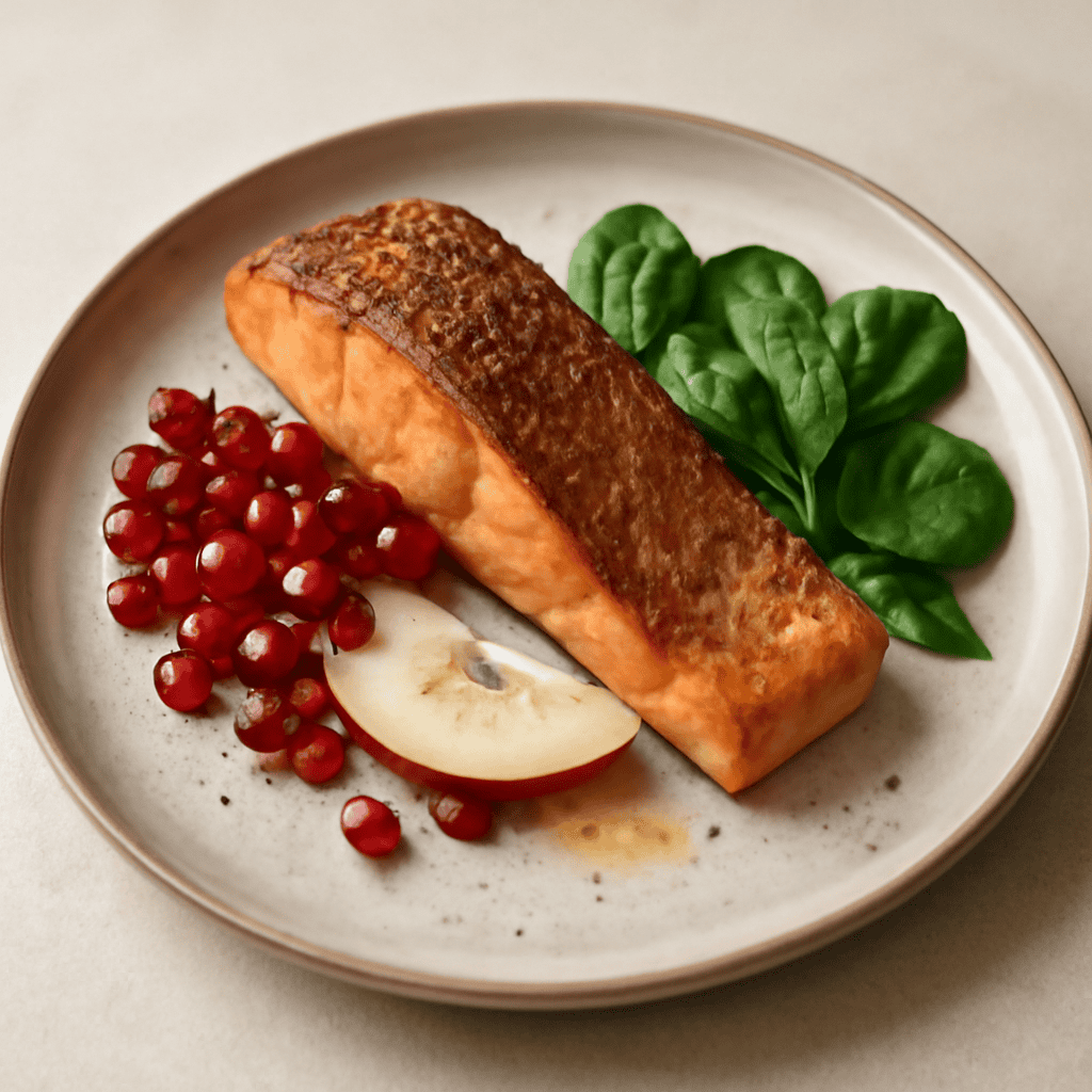 Trota salmonata ai sapori d’autunno