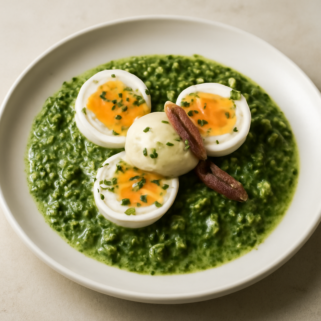 Uova In Salsa Verde e maionese