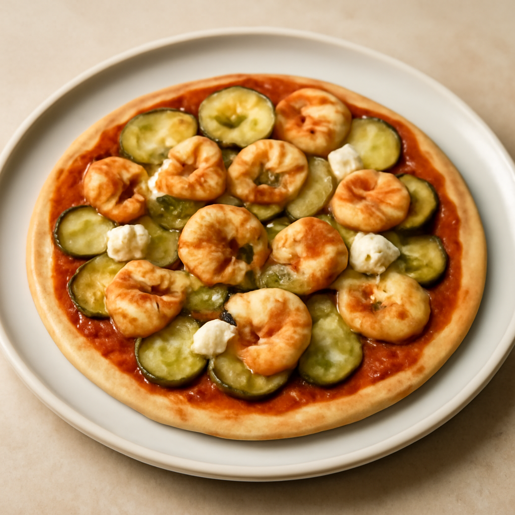 Zucchine e gamberetti