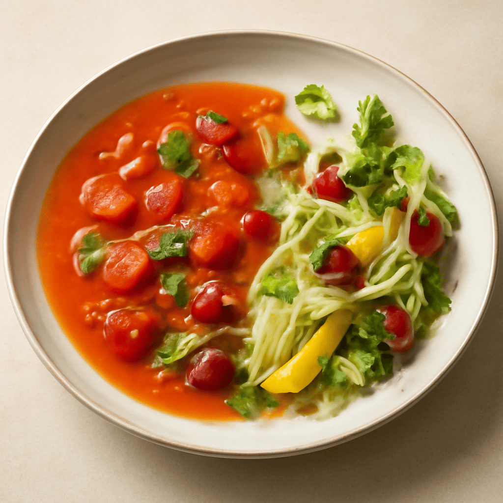 ZUPPA DI FRUTTA CON INSALATA DI FiNOCCHI