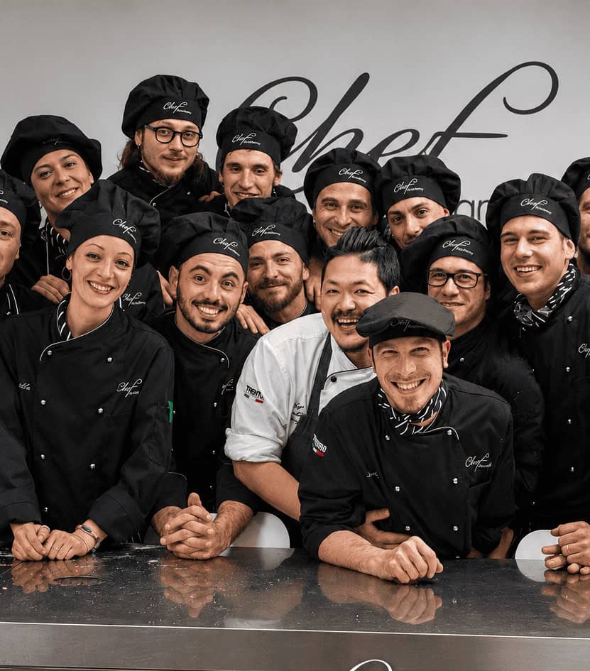Allievi del corso cuoco Chef Academy in laboratorio